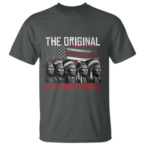 Native American Tribe T Shirt The Original Founding Fathers TS14 Dark Heather Print Your Wear