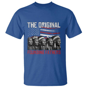 Native American Tribe T Shirt The Original Founding Fathers TS14 Royal Blue Print Your Wear