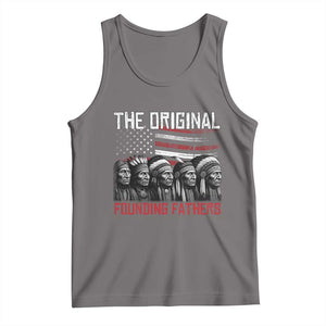 Native American Tribe Tank Top The Original Founding Fathers TS14 Deep Heather Print Your Wear