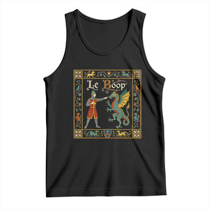 Le Boop Medieval Knight Dragon Fantasy Book Lover Humor Tank Top