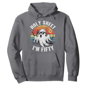 50th Birthday Halloween Ghost Hoodie Holy Sheet I'm Fifty