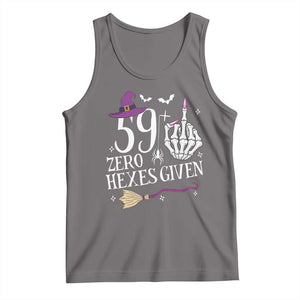 60th Birthday Halloween Tank Top 59 Plus Middle Finger Zero Hexes Given Gift For Women TS14 Deep Heather Print Your Wear
