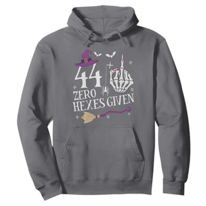 45th Birthday Halloween Hoodie 44 Plus Middle Finger Zero Hexes Given Gift For Women TS14 Charcoal Print Your Wear