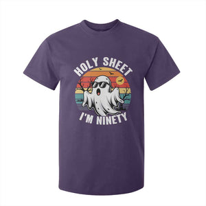 90th Birthday Halloween Ghost T Shirt For Kid Holy Sheet I'm Ninety