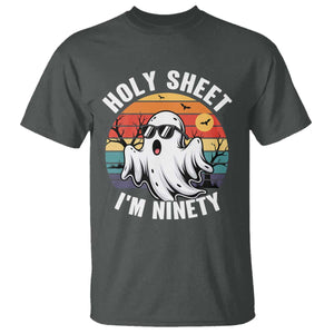 90th Birthday Halloween Ghost T Shirt Holy Sheet I'm Ninety