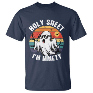 90th Birthday Halloween Ghost T Shirt Holy Sheet I'm Ninety
