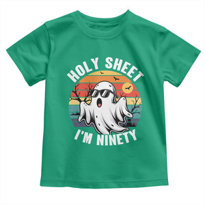 90th Birthday Halloween Ghost Toddler T Shirt Holy Sheet I'm Ninety