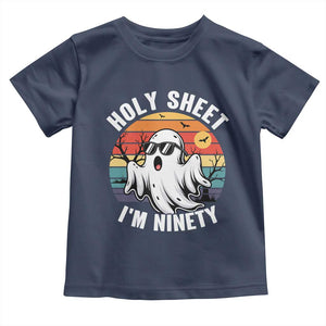 90th Birthday Halloween Ghost Toddler T Shirt Holy Sheet I'm Ninety