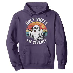70th Birthday Halloween Ghost Hoodie Holy Sheet I'm Seventy