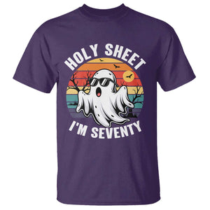 70th Birthday Halloween Ghost T Shirt Holy Sheet I'm Seventy