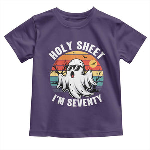 70th Birthday Halloween Ghost Toddler T Shirt Holy Sheet I'm Seventy