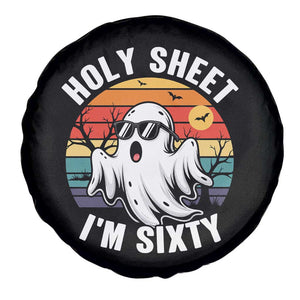 60th Birthday Halloween Ghost Spare Tire Cover Holy Sheet I'm Sixty TS14 Print Your Wear