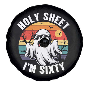 60th Birthday Halloween Ghost Spare Tire Cover Holy Sheet I'm Sixty TS14 Print Your Wear
