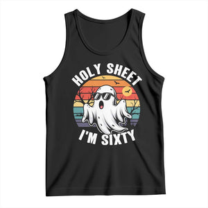 60th Birthday Halloween Ghost Tank Top Holy Sheet I'm Sixty