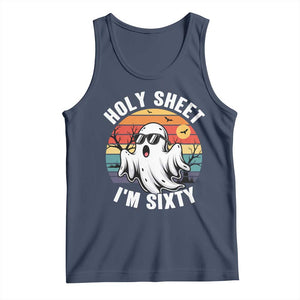 60th Birthday Halloween Ghost Tank Top Holy Sheet I'm Sixty