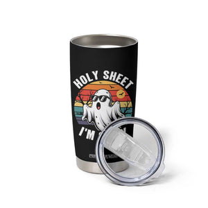 60th Birthday Halloween Ghost Tumbler Cup Holy Sheet I'm Sixty