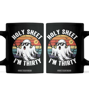 30th Birthday Halloween Ghost Coffee Mug Holy Sheet I'm Thirty