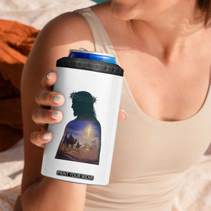 Three Wise Men Nativity Scene 4 in 1 Can Cooler Tumbler Christian Jesus Faith TS14 Print Your Wear