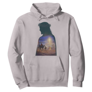 Three Wise Men Nativity Scene Hoodie Christian Jesus Faith TS14 Ice Gray Print Your Wear