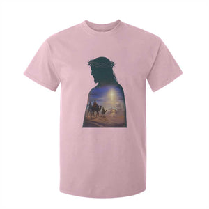 Three Wise Men Nativity Scene T Shirt For Kid Christian Jesus Faith TS14 Light Pink Print Your Wear