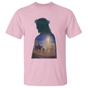 Three Wise Men Nativity Scene T Shirt Christian Jesus Faith TS14 Light Pink Print Your Wear