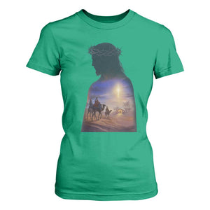 Three Wise Men Nativity Scene T Shirt For Women Christian Jesus Faith TS14 Irish Green Print Your Wear