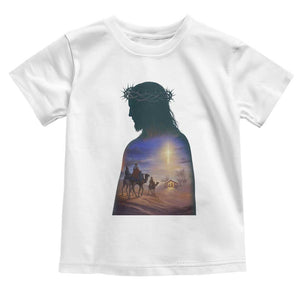 Three Wise Men Nativity Scene Toddler T Shirt Christian Jesus Faith TS14 White Print Your Wear