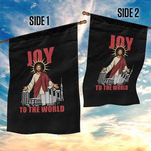 Jesus Christmas Garden Flag Joy To The World Christian TS14 Print Your Wear