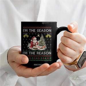 Jesus Christmas Coffee Mug Santa With Jesus Baby Reason Xmas TS14 Print Your Wear