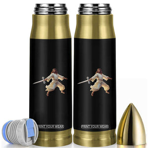 Funny Fencing Jesus Bullet Tumbler Combat Sport Christan Lover TS14 Black Print Your Wear