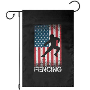 American Flag Fencing USA Patriotic Garden Flag TS14 Black Print Your Wear