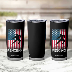 American Flag Fencing USA Patriotic Tumbler Cup TS14 Print Your Wear