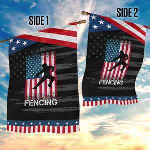 American Flag Fencing USA Patriotic Garden Flag TS14 Print Your Wear