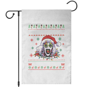 Terrifier Santa Christmas Garden Flag Getting Into The Holiday Spirit Horror Movie TS14 White Print Your Wear