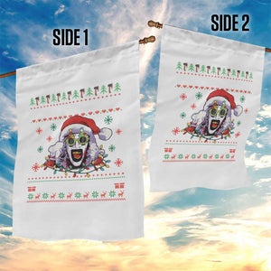 Terrifier Santa Christmas Garden Flag Getting Into The Holiday Spirit Horror Movie TS14 Print Your Wear