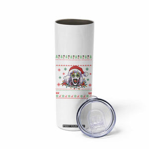 Terrifier Santa Christmas Skinny Tumbler Getting Into The Holiday Spirit Horror Movie TS14 Print Your Wear