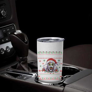Terrifier Santa Christmas Tumbler Cup Getting Into The Holiday Spirit Horror Movie TS14 Print Your Wear