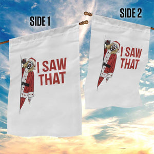 Terrifier Santa Christmas Movie Garden Flag I Saw That Meme TS14 Print Your Wear