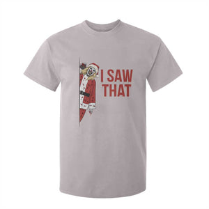Terrifier Santa Christmas Movie T Shirt For Kid I Saw That Meme TS14 Ice Gray Print Your Wear