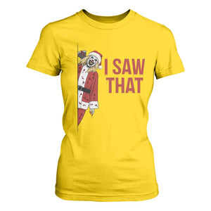 Terrifier Santa Christmas Movie T Shirt For Women I Saw That Meme TS14 Daisy Print Your Wear