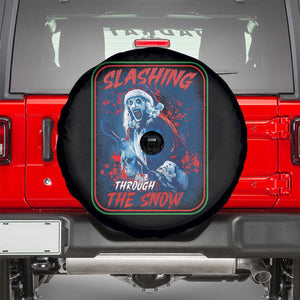 Terrifier Santa Christmas Spare Tire Cover Slashing Through The Snow TS14 Black Print Your Wear