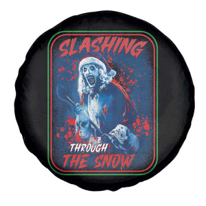 Terrifier Santa Christmas Spare Tire Cover Slashing Through The Snow TS14 Print Your Wear