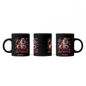 67 Terrifier Santa Horror Christmas Coffee Mug Funny Six Seven Meme Holiday Movie TS14 Print Your Wear