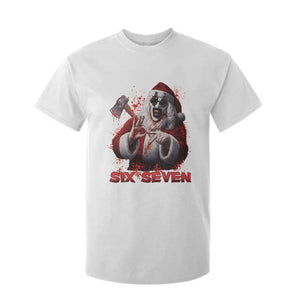 67 Terrifier Santa Horror Christmas T Shirt For Kid Funny Six Seven Meme Holiday Movie TS14 White Print Your Wear