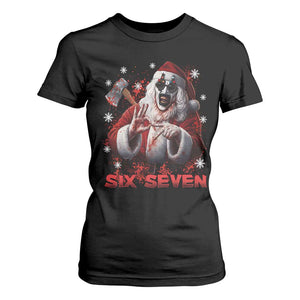 67 Terrifier Santa Horror Christmas T Shirt For Women Funny Six Seven Meme Holiday Movie TS14 Black Print Your Wear