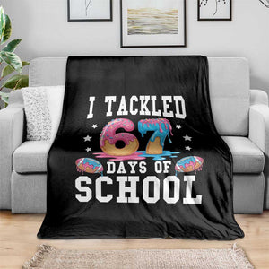 67 Days Of School Throw Blanket Six Seven Sports American Football Ice Cream Drip TS14 Print Your Wear