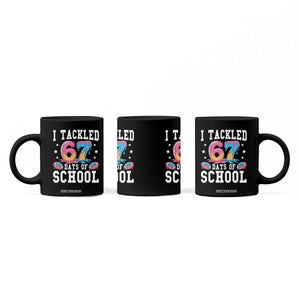 67 Days Of School Coffee Mug Six Seven Sports American Football Ice Cream Drip TS14 Print Your Wear