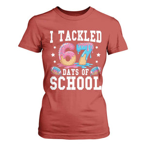 67 Days Of School T Shirt For Women Six Seven Sports American Football Ice Cream Drip TS14 Red Print Your Wear