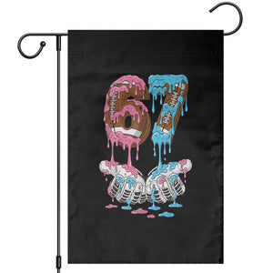 67 Football Meme Garden Flag Six Seven Sports American Football Ice Cream Drip TS14 Black Print Your Wear
