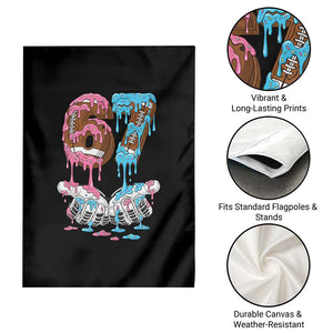 67 Football Meme Garden Flag Six Seven Sports American Football Ice Cream Drip TS14 Print Your Wear